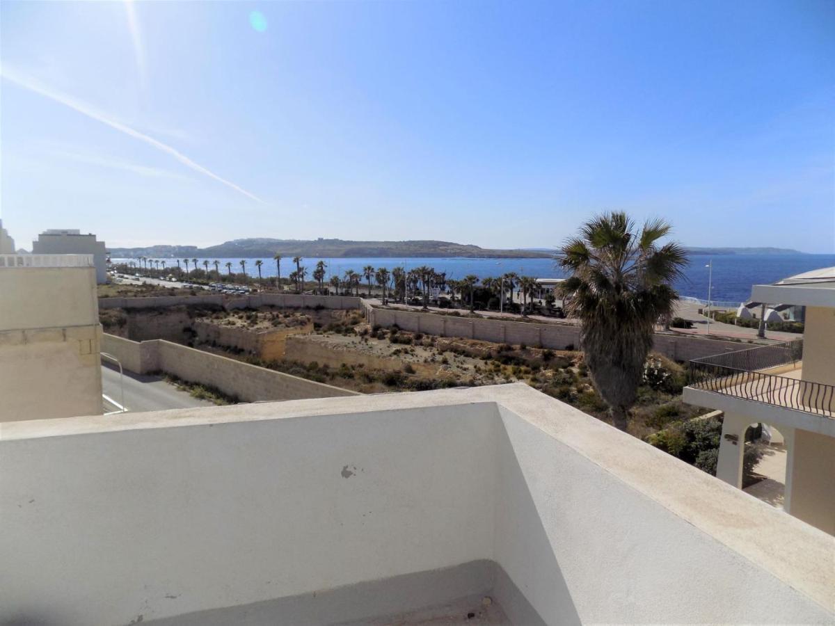Sunshine Holiday Apartment 5 With Spectacular Seaviews San Pawl il-Baħar Eksteriør billede